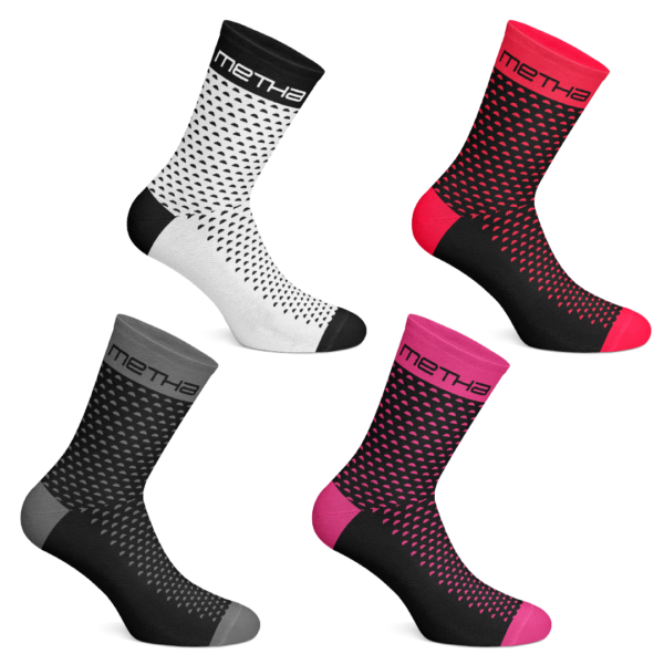 Medias de ciclismo Pack x 12 unidades TITAN surtidas- MT2030
